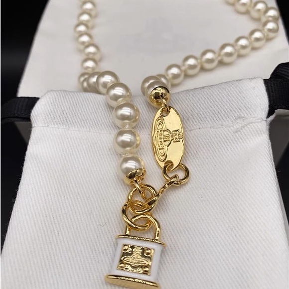 Vivienne Westwood Jewelry - Vivienne Westwood Pearl Lock Necklaces